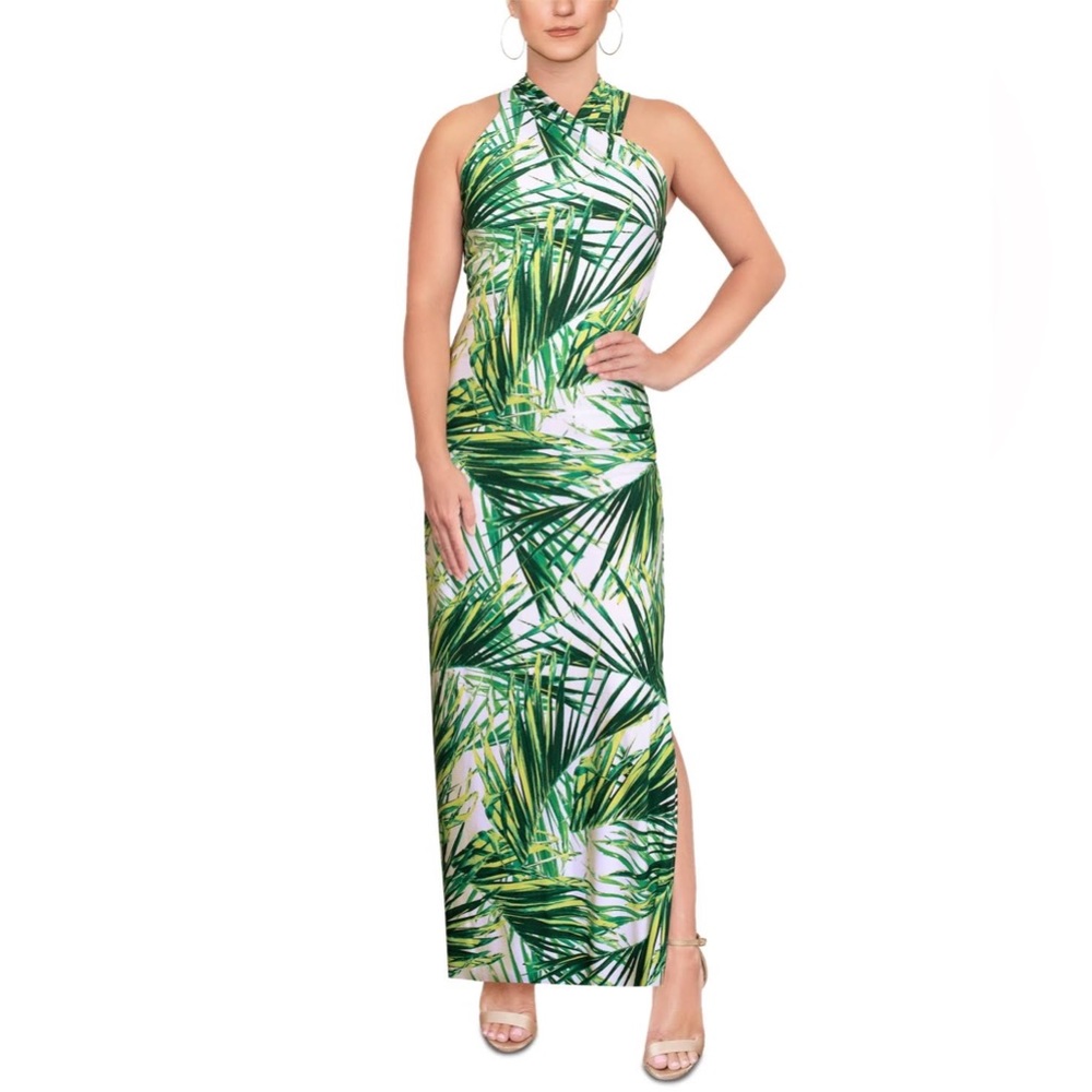 RACHEL RACHEL ROY
CRISS-CROSS FRONT LONG MAXI DRESS
